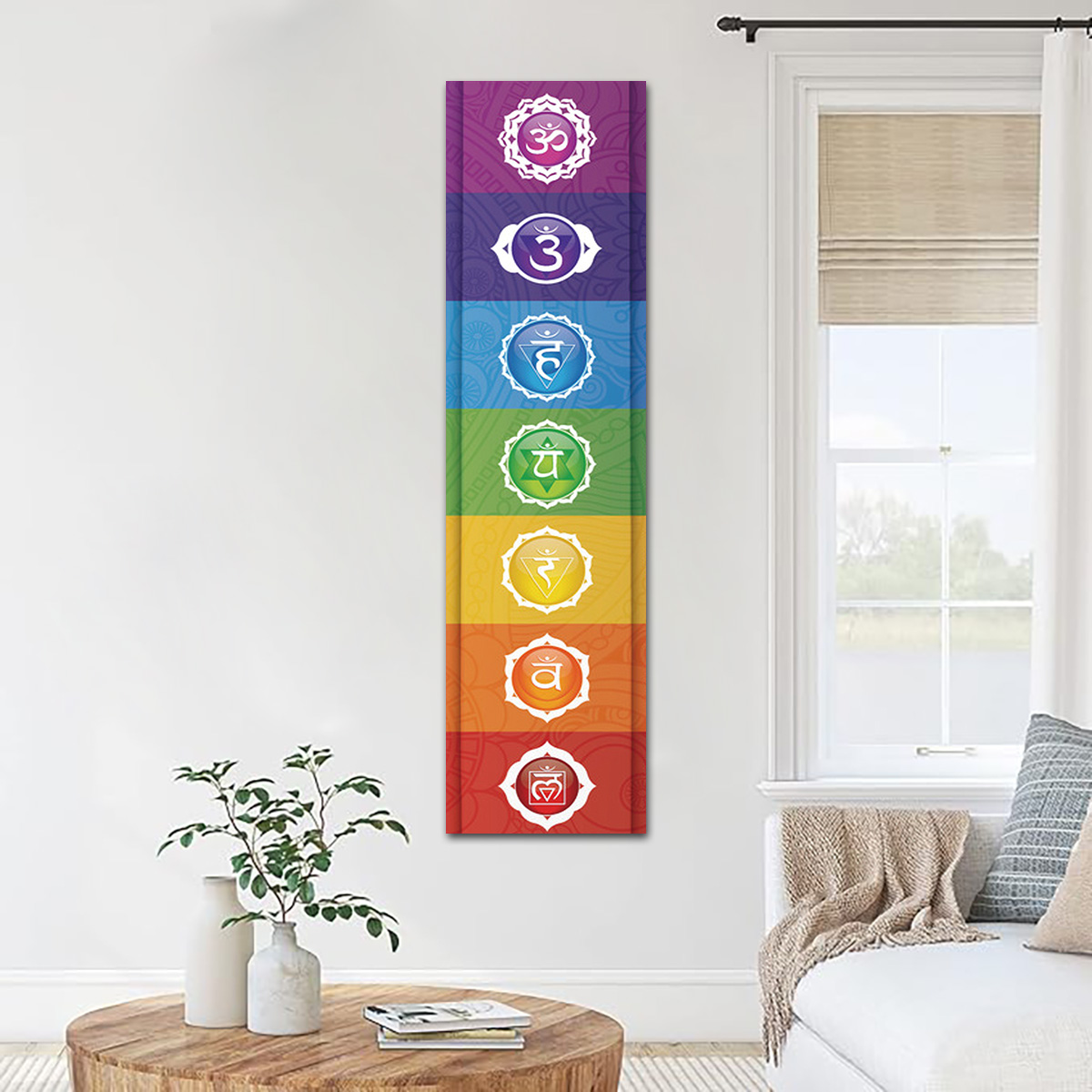 Wandtapijt met kleurrijke elem - Home Decor Yoga recensie en prijs