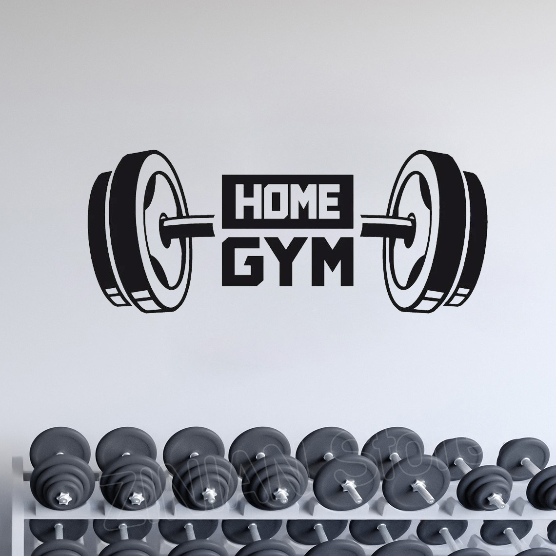 Fitness Thuis Gym Decor Muurst - Home Decor Vinyl Flooring recensie en prijs